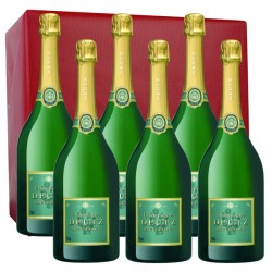 Caisse champagne carton de 6 bouteilles Deutz