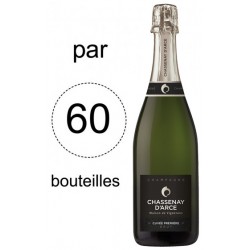 Champagne Chassenay d'Arce Cuvée Première - Lot de 60 bouteilles