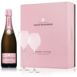 Champagne Louis Roederer Rosé + 2 flûtes