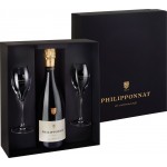 Champagne Philipponnat Brut avec 2 flûtes