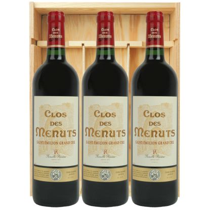 Saint-Emilion Clos des Menuts Coffret de 3 bouteilles
