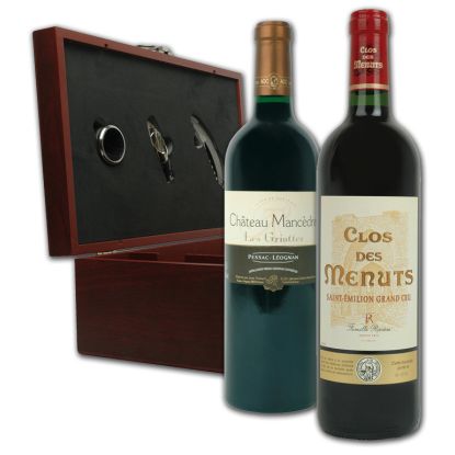 Coffret Cadeau Vin Saint-Emilion Grand Cru et Pessac-Léognan