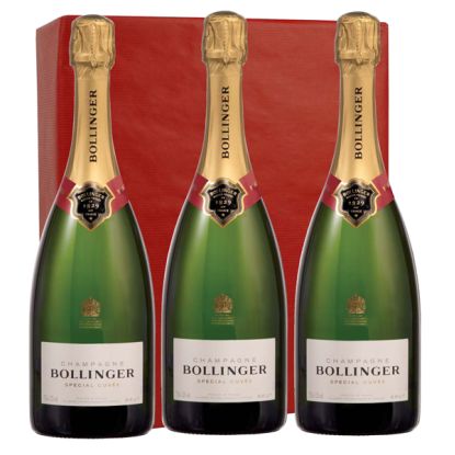 Coffret de 3 bouteilles Champagne Bollinger Special Cuvée Brut