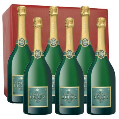 Carton de 6 bouteilles Champagne Deutz Brut Classic 75 cl