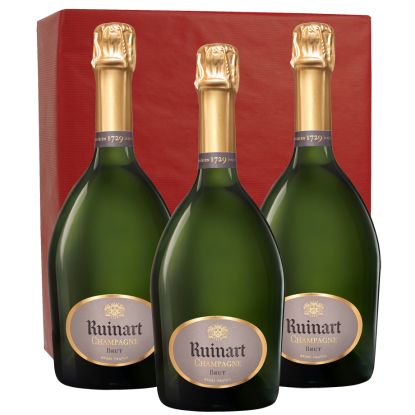 Coffret de 3 Champagne R de ruinart