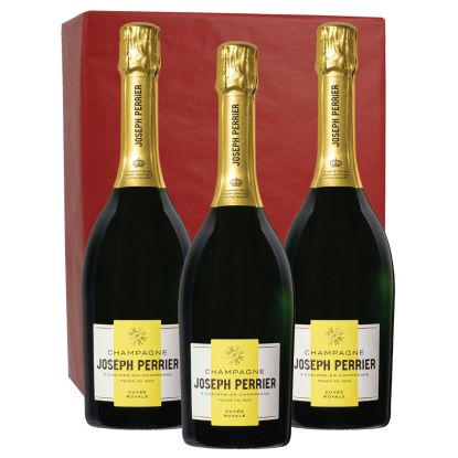 Champagne Joseph Perrier Cuvée Royale Brut - Coffret de 3