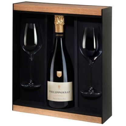Champagne Philipponnat Brut avec 2 flûtes