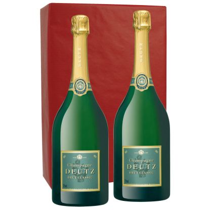 Champagne Deutz - Brut Classic - Coffret de 2
