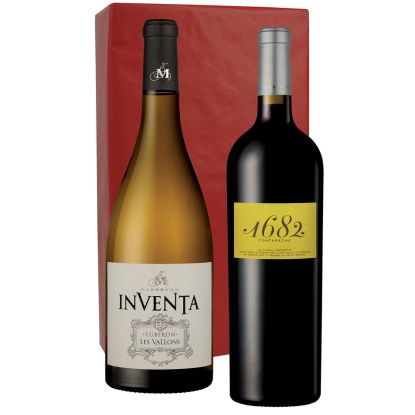 coffret Luberon blanc et Corbières