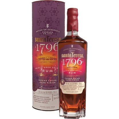 Rhum Santa Teresa 1796 - Cacao Cask Finish - Venezuela avec étui