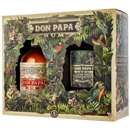 Coffret Rhum Don Papa 7 ans + Jeu de cartes