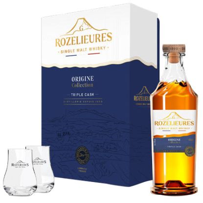 Rozelieures Origine + 2 verres - Whisky Français