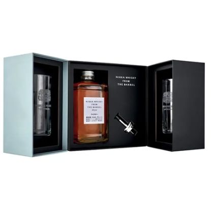 Coffret Cube Nikka From the Barrel + 2 verres