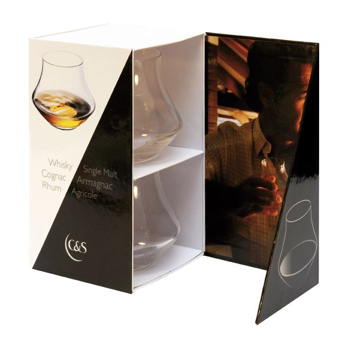 Coffret de 2 verres "Alcool Brun" - Chef et Sommelier