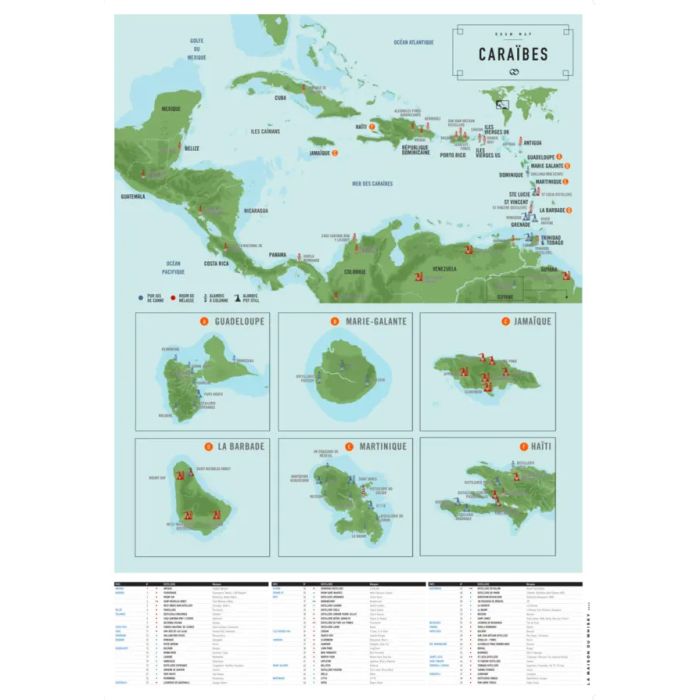 Carte des Rhums