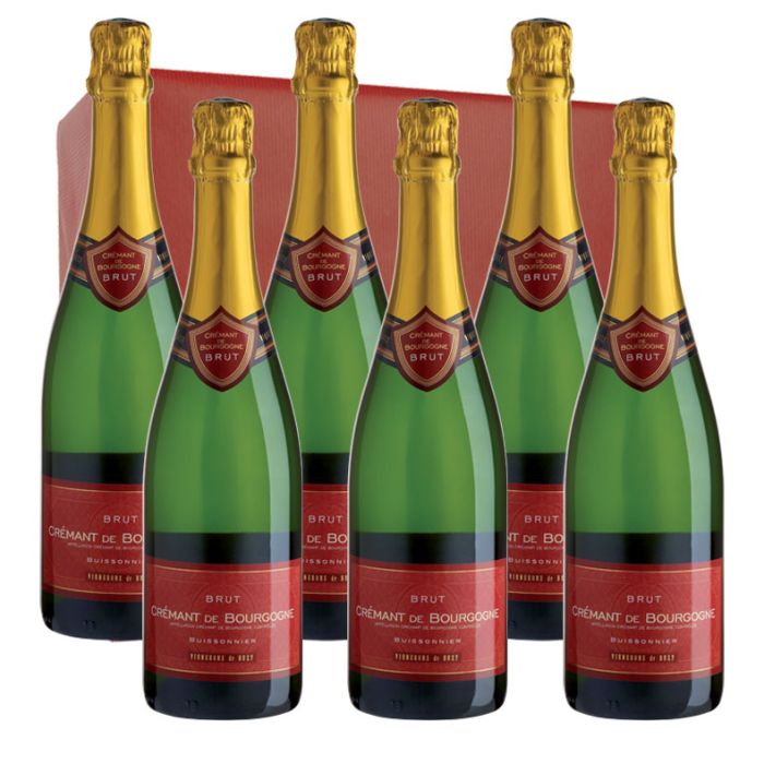 Crémant de Bourgogne - Buissonnier Brut - Carton de 6