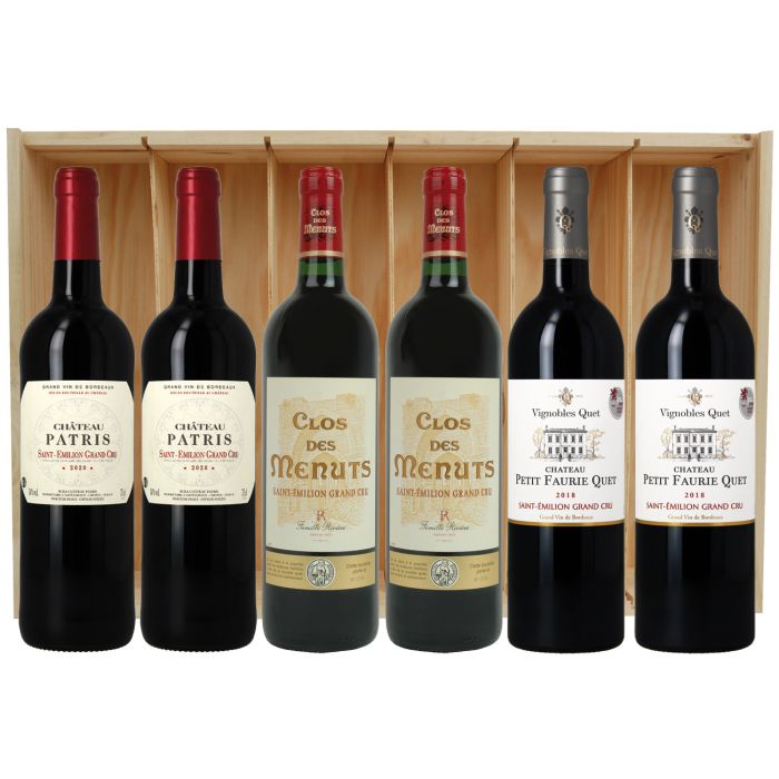 Coffret Vin  "Grands Crus de Saint-Emilion"