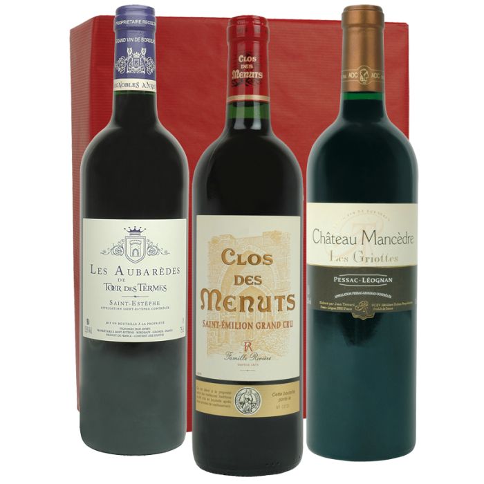 Saint-Emilion Grand Cru, Pessac-Léognan et Saint-Estèphe