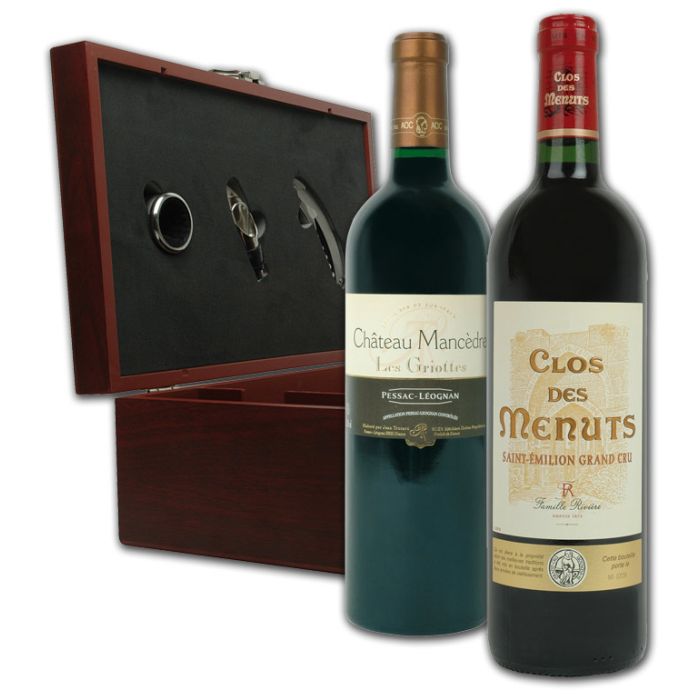 Coffret Saint-Emilion Grand Cru et Pessac-Léognan