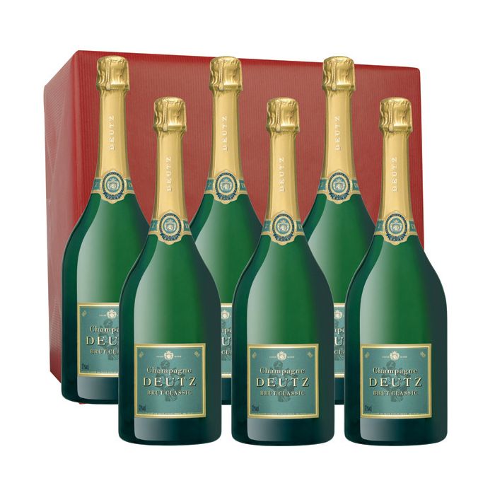 Champagne Deutz  Brut Classic - Carton de 6 bouteilles