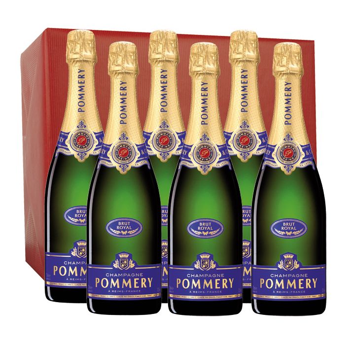 Champagne Pommery Brut Royal - Carton de 6
