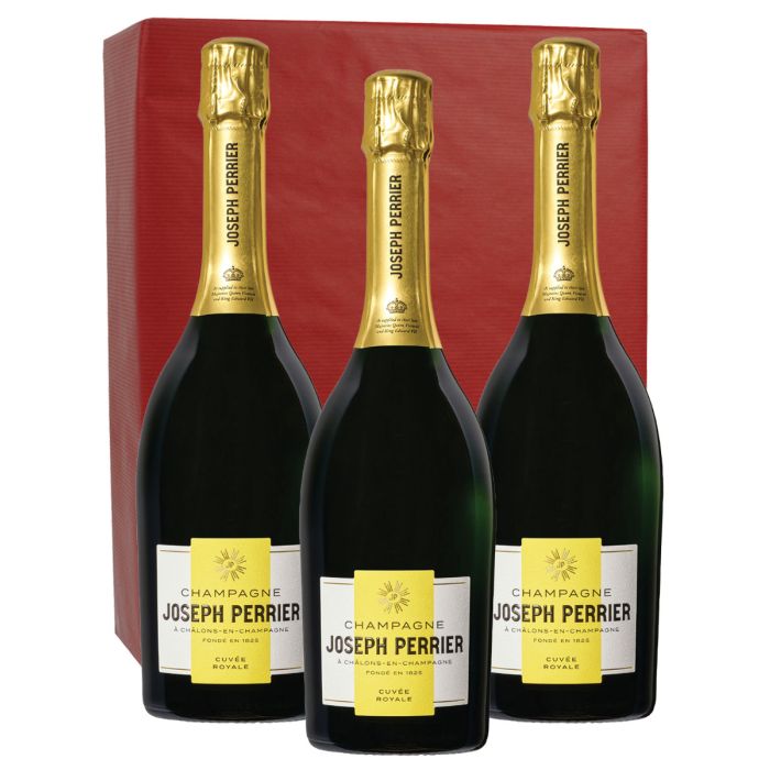 Champagne Joseph Perrier Cuvée Royale Brut - Coffret de 3