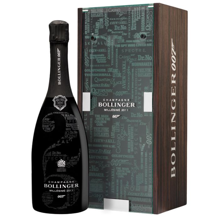 Champagne Bollinger James Bond 007 "Mourir peut attendre" - Millésime 2011