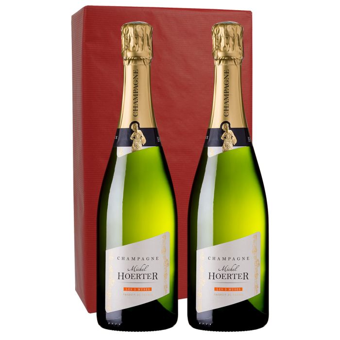 Champagne Michel Hoerter - Les 3 Muses Brut - Coffret de 2