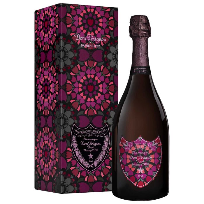 Champagne Dom Pérignon Rosé Vintage 2010 Damien Hirst - Édition Limitée