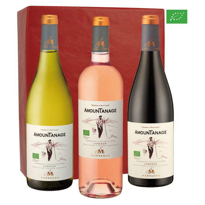 Coffret Vin du Luberon BIO - Marrenon