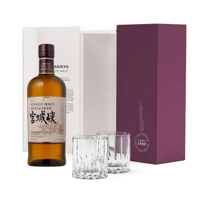 Miyagikyo Single malt + 2 verres - Whisky Japonais
