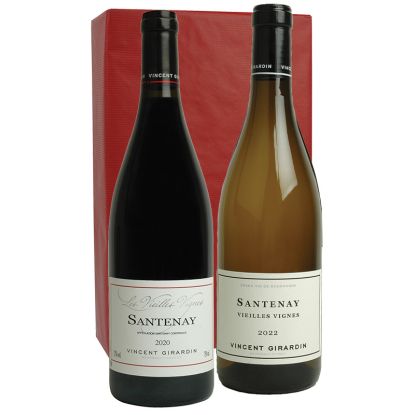 coffret Santenay rouge et blanc Vincent Girardin