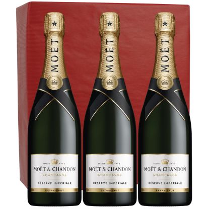 Moët et Chandon coffret de 3 Champagne