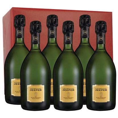 Champagne Jeeper Blanc de Blancs - Brut Grande Réserve - Carton de 6