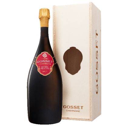 Jéroboam de Champagne Gosset - Grande Réserve Brut en caisse bois