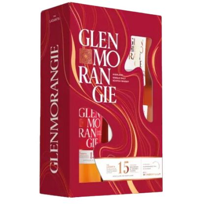 Glenmorangie 15 ans - The Lasanta + 2 verres - Edition Limitée - Whisky Ecossais - coffret fermé