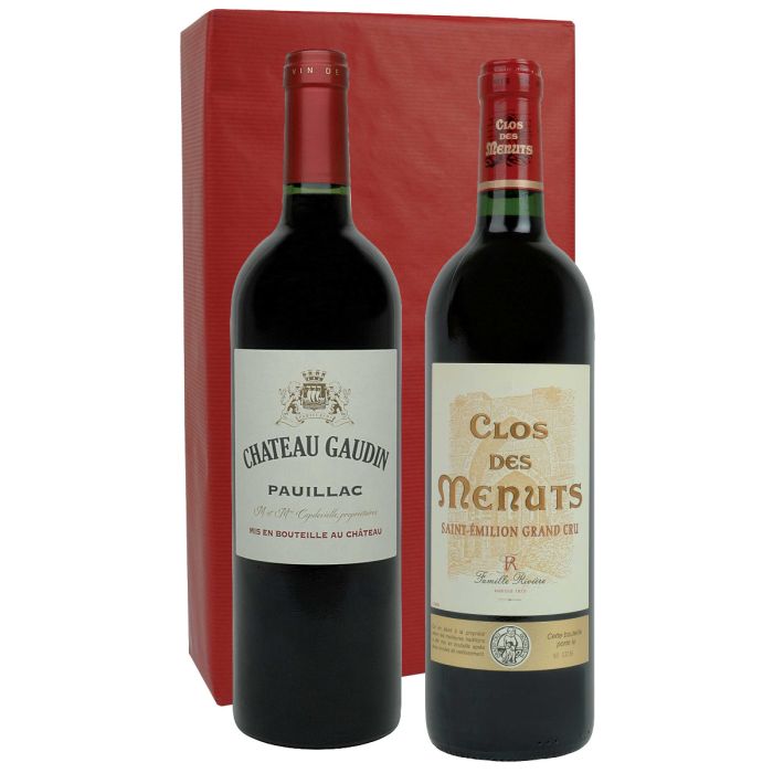 Pauillac Château Gaudin et Saint Emilion Grand Cru Clos des Menuts