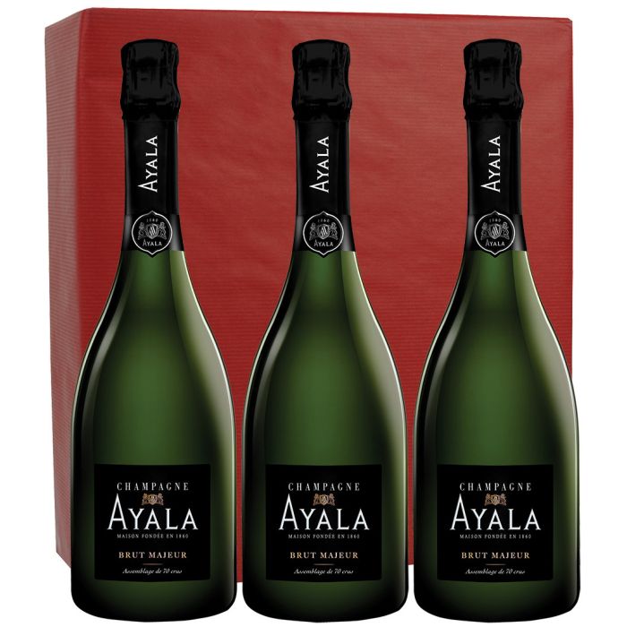 Champagne Ayala - Brut Majeur - Coffret de 3
