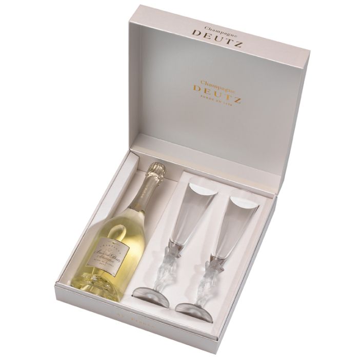Champagne Amour de Deutz 2011 avec 2 flûtes