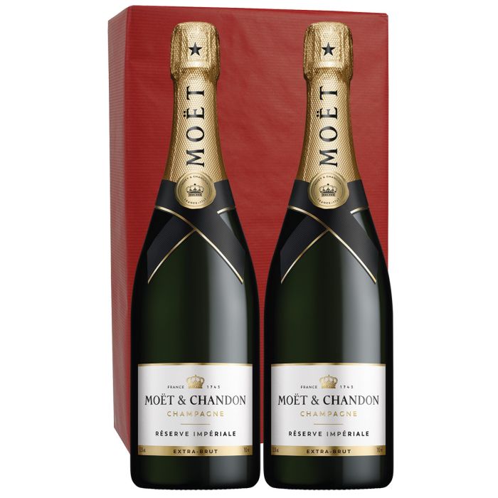 Champagne Moët & Chandon - Réserve Impériale - Coffret de 2