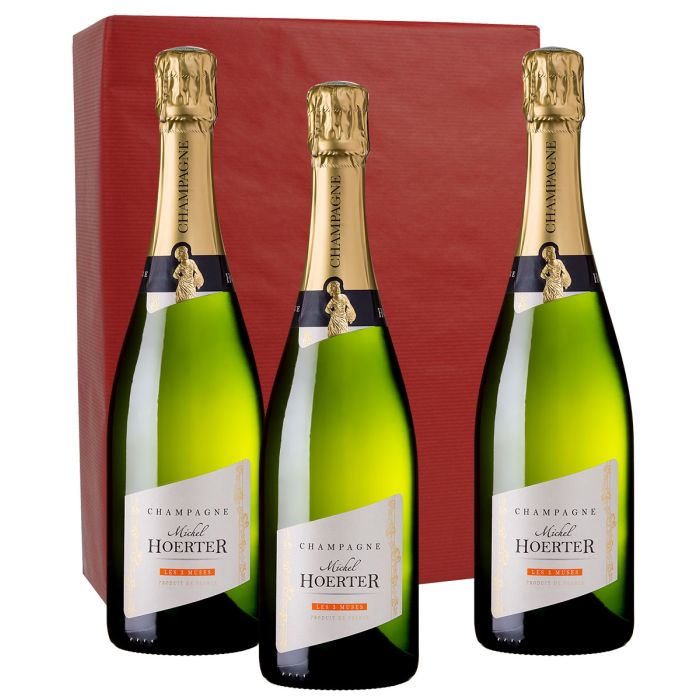 Champagne Michel Hoerter - Les 3 Muses Brut - Coffret de 3