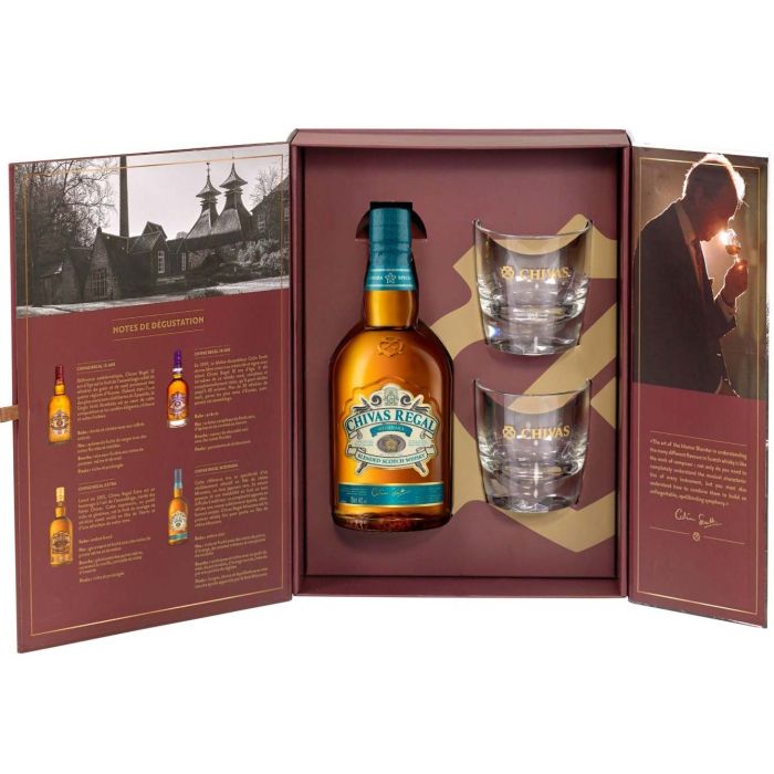 Chivas Regal Mizunara + 2 verres - Whisky Ecossais