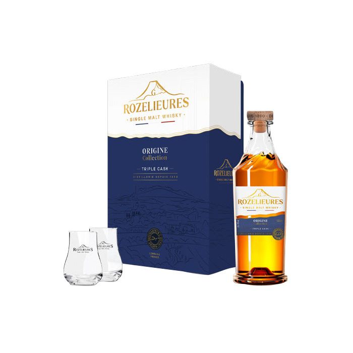 Rozelieures Origine + 2 verres - Whisky Français
