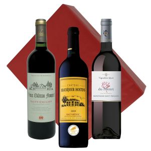 coffret vin Saint-Emilion, Montagne-Saint-Emilion, Haut-Médoc