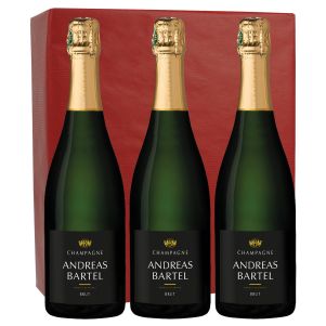 coffret de 3 champagne Bartel