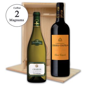 Coffret Magnums de Chablis et Saint-Estèphe