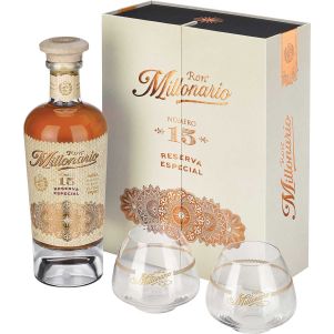 Millonario 15 + 2 verres - Boisson Spiritueuse - Pérou