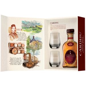cardhu amber rock avec 2 verres