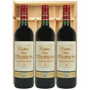 Saint-Emilion Clos des Menuts Coffret de 3 bouteilles