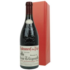 Chateauneuf du Pape domaine Vieux Télégraphe en coffret